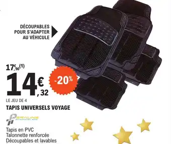 E.Leclerc L'Auto Tapis Universes voyage offre