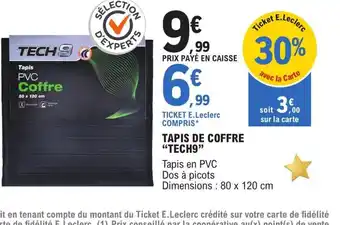 E.Leclerc L'Auto Tapis de Coffre tech 9 offre