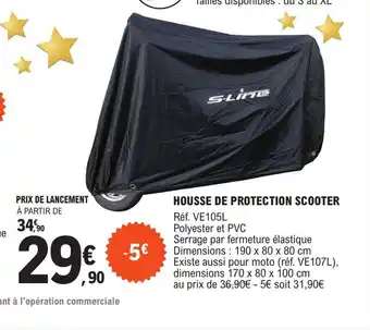 E.Leclerc L'Auto Housse de Protection Scooter offre
