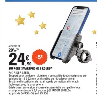 E.Leclerc L'Auto Support Smartphone 2 Roues offre