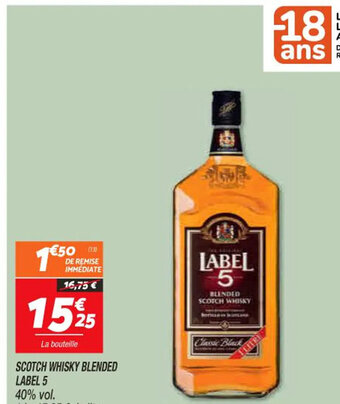 Scotch Whisky Blended Label 5