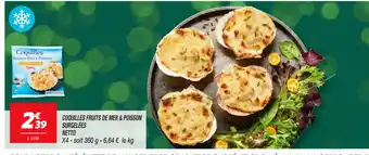 Netto Coquilles Fruits de Mer & Poisson Surgelées netto offre