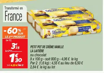 Netto Petit Pot de Creme Vanille La Laitiere offre