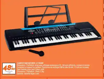 Netto Clavier de Piano Ave Micro offre