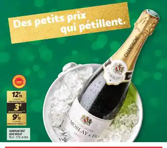 Netto Champagne Brut Veuve Morlay offre