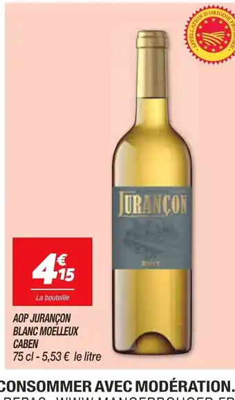 Netto AOP Jurancon Blanc Moelleux Caben offre