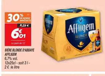 Netto Bière Blonde d'Abbaye Affligem offre