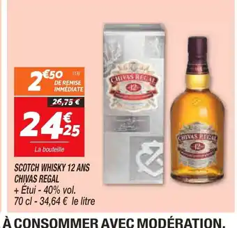 Netto Scotch Whisky 12 Ans Chivas Regal offre