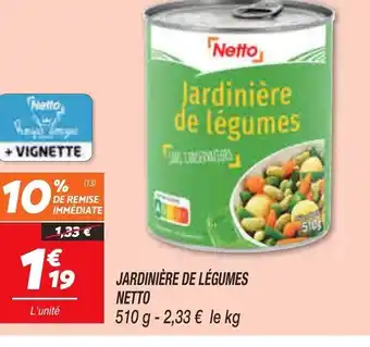 Netto Jardinière de Legumes Netto offre