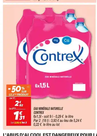 Netto Eau Minerale Naturelle Contrex offre