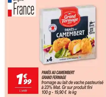 Panes Au amembert Grand Fermage