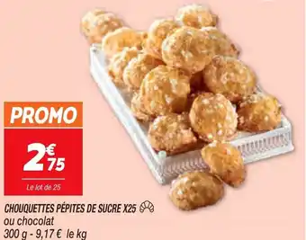 Chouquettes Pepites de Sucre x25