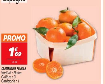 Netto Clementine Feuille offre