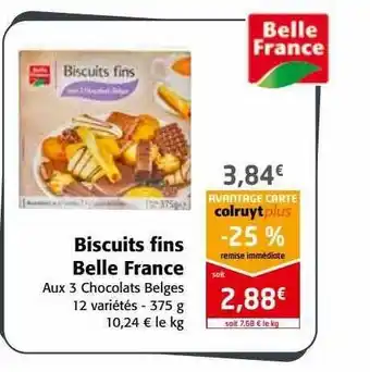Biscuits fins belle france