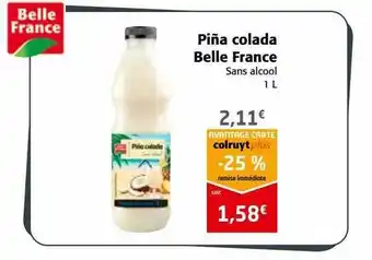 Colruyt Piña colada belle france sans alcool offre