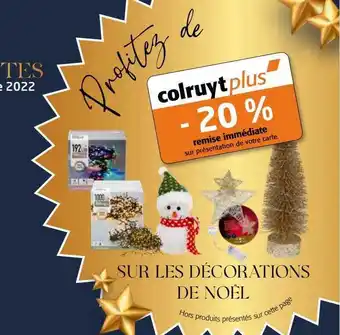Colruyt Les décorations de noël offre