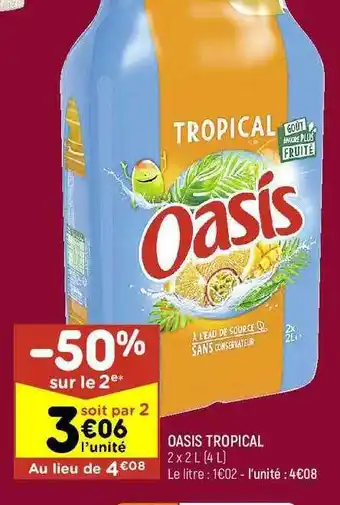 Leader Price Oasis tropical offre