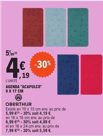 E.Leclerc Agenda offre