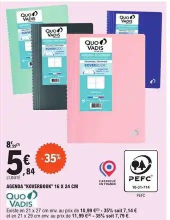 E.Leclerc Agenda offre