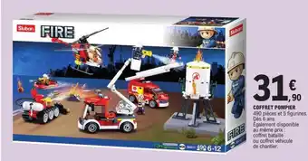 E.Leclerc Coffret pompier slubari fire offre
