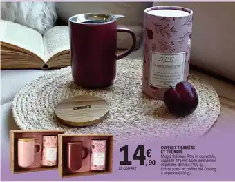 E.Leclerc Coffret tisanière et thé noir offre