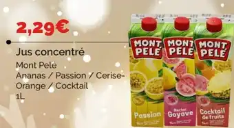 Coccinelle Supermarché Jus concentré offre
