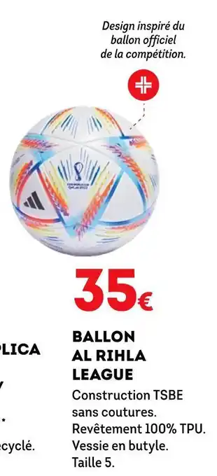 Sport 2000 Adidas ballon al rihla league offre