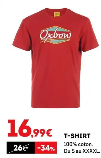 Sport 2000 Oxbon t-shirt offre