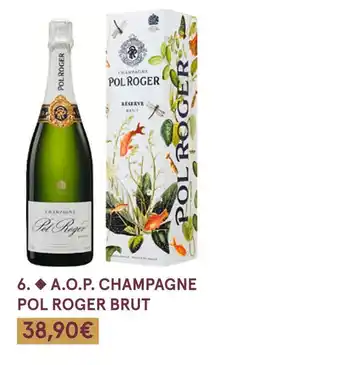 Monoprix Pol roger a.o.p. champagne brut offre