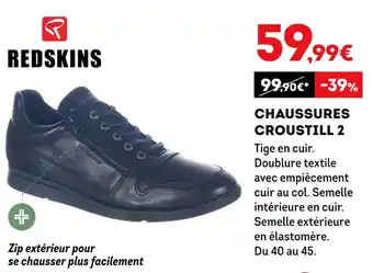 Sport 2000 Redskins chaussures croustill 2 offre