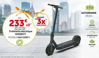 Roady Ninebot trottinette électrique offre