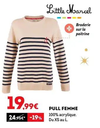 Sport 2000 Little marcel pull femme offre