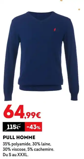 Sport 2000 Mcs pull homme offre