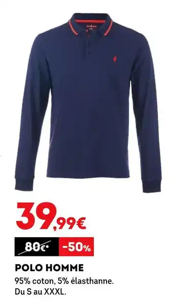 Sport 2000 Mcs polo homme offre