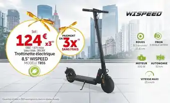 Roady Wispeed trottinette électrique 8,5“ (1) (3) offre