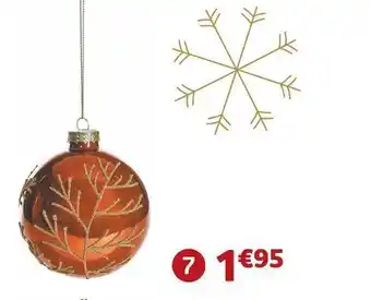 Jardiland Boule de noël “branche” offre
