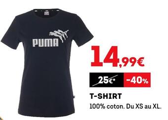 Sport 2000 Puma t-shirt offre
