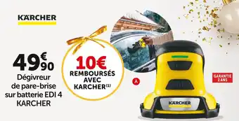 Roady Kärcher dégivreur de pare-brise sur batterie edi 4 (a) offre