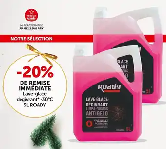 Roady lave-glace dégivrant* -30°c 5l
