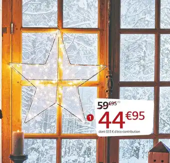 Jardiland Étoile lumineuse offre