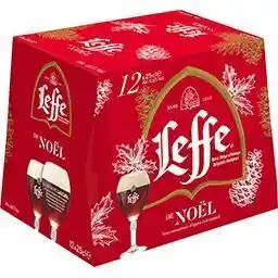 Intermarché Hyper Bière de noël leffe offre