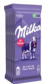 Intermarché Hyper Tablettes de chocolat au lait du pays alpin milka offre