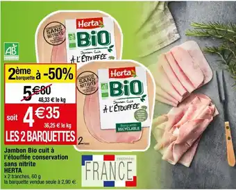 Migros Jambon cuit herta offre