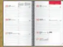 Agenda 10x15 cm spirale voyage oxford