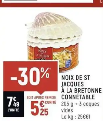 Spar Noix De St Jacques A La Bretonne Connetable offre