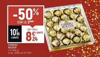 Spar Ferrero Rocher offre