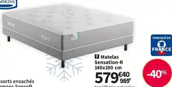 Conforama Matelas ressorts ensachés sensation-r offre