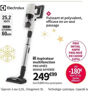 Electrolux aspirateur multifonction ep81ub25sh