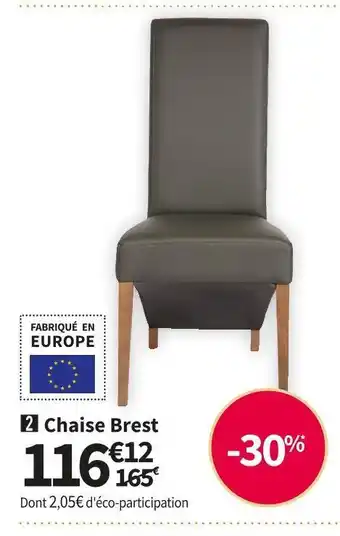 Conforama Chaise brest offre