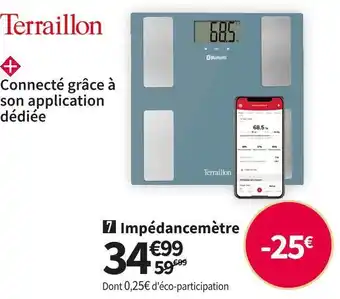 Terraillon impédancemètre smart connect